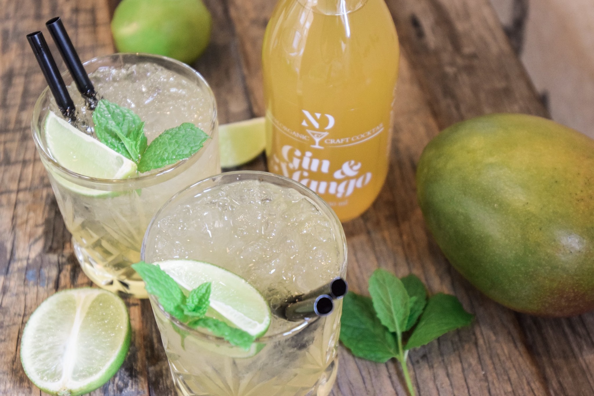 ND Gin & Mango Cocktail Øko 33 cl. 7,5 Bedst før 17092023