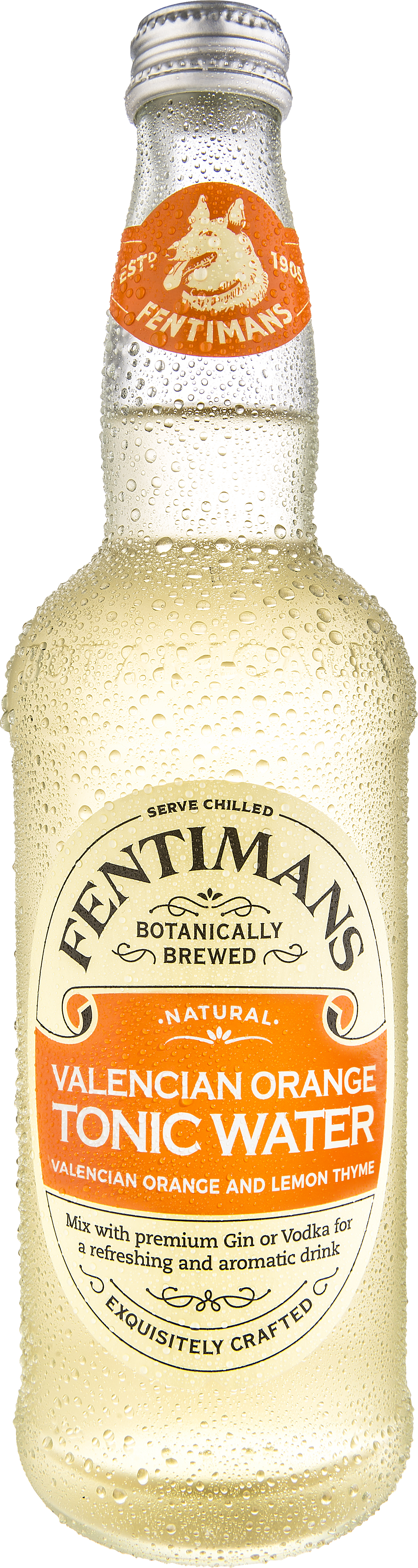 Fentimans Valencian Orange Tonic Water 50 cl. TONICVAND VIN MED