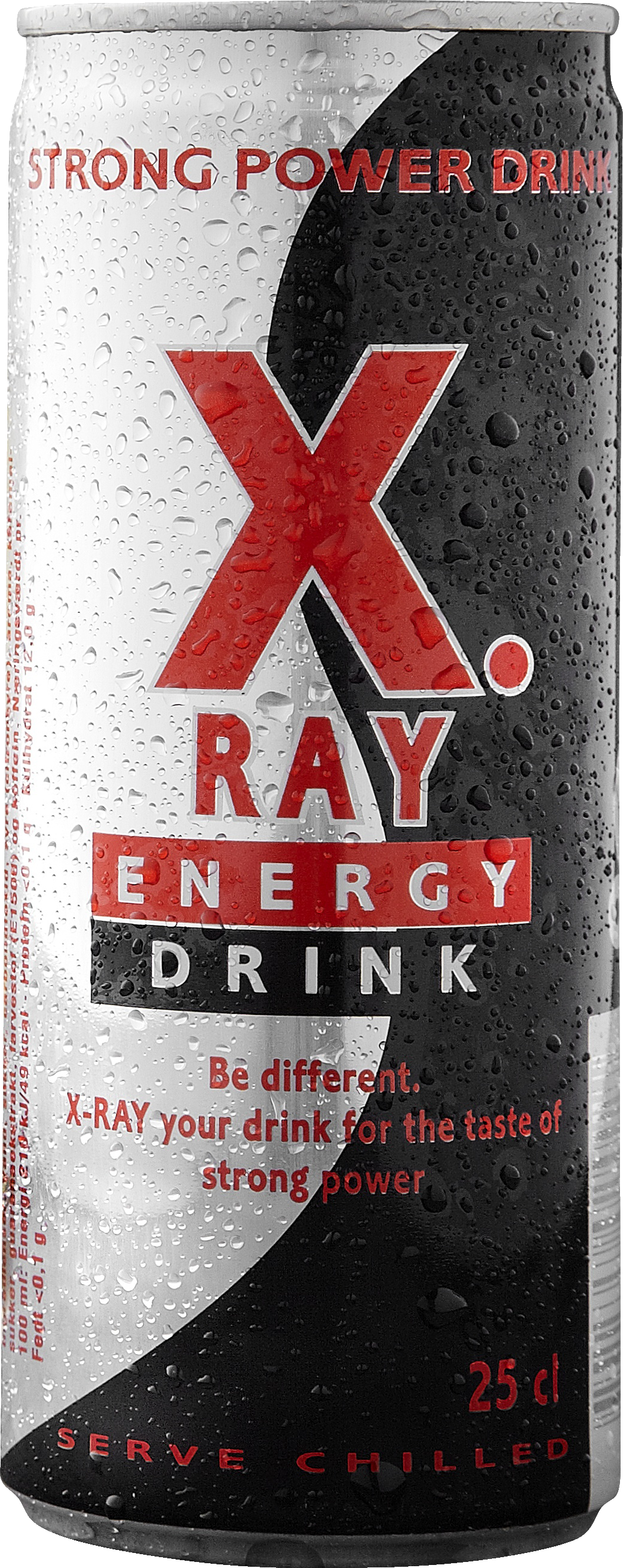 XRay Energy Drink, 25 CL ENERGIDRIKKE VIN MED MERE .DK