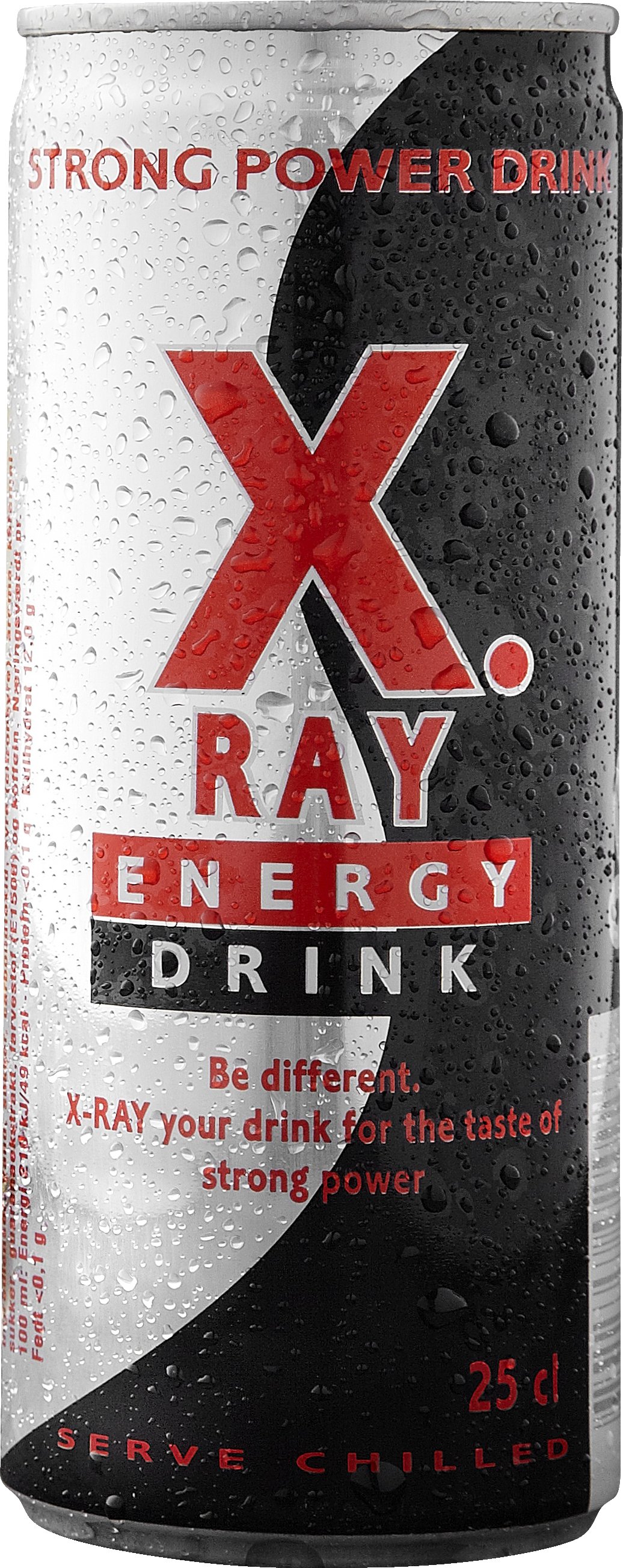 XRay Energy Drink, 25 CL ENERGIDRIKKE VIN MED MERE .DK