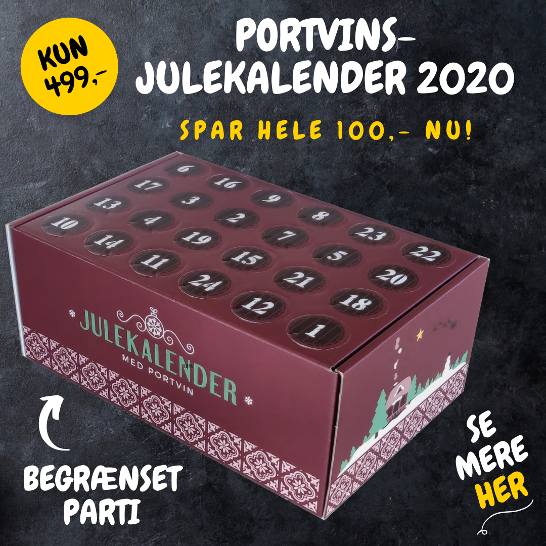 Portvinsjulekalender 2020 Drikportvin Portvin Vin Med Mere Dk