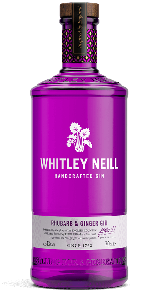Whitley Neill Rhubarb & Ginger Gin 70 cl. 43 GIN VIN MED MERE .DK