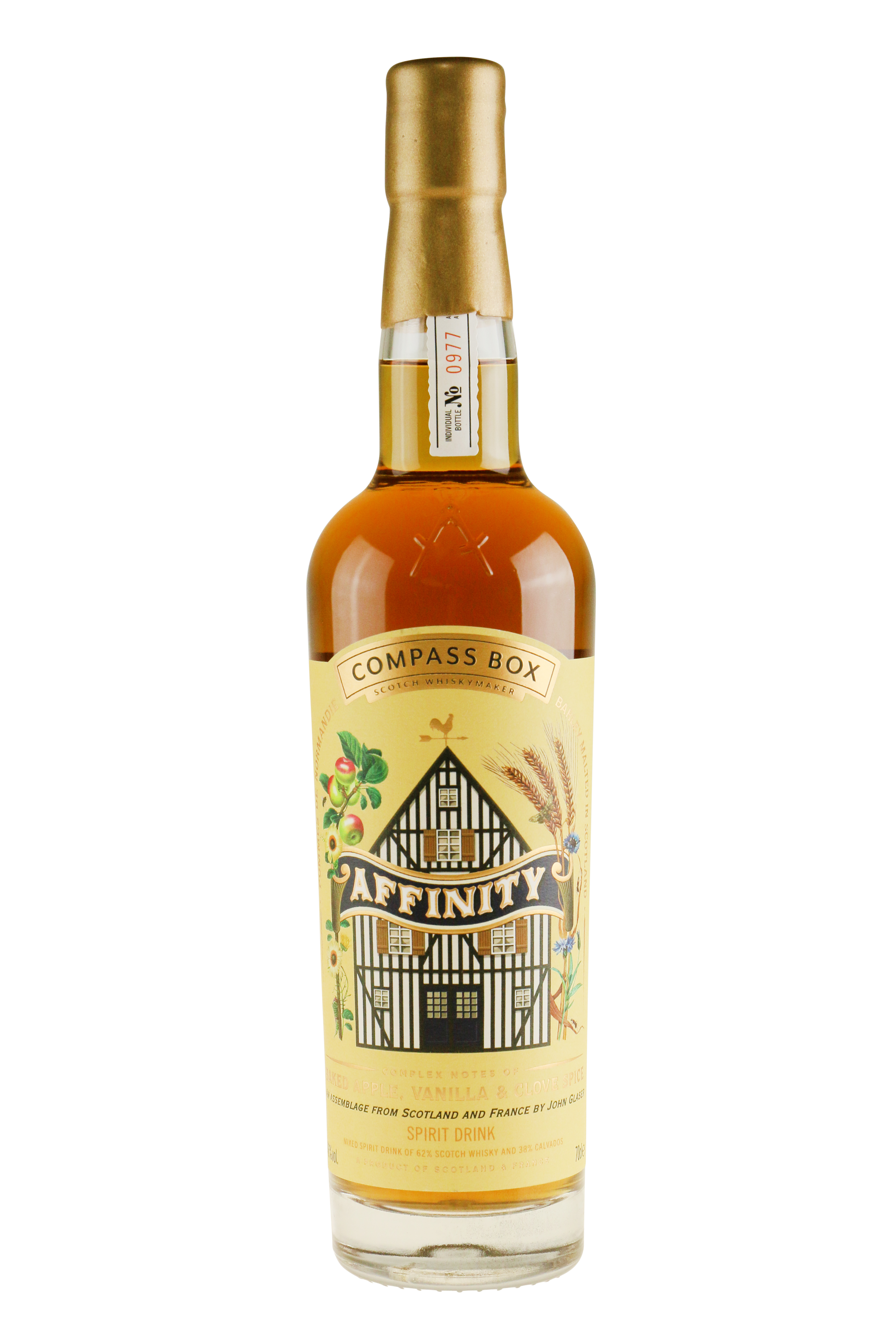 Compass Box AFFINITY Whisky 70 cl. 46 MALT WHISKY VIN MED MERE .DK