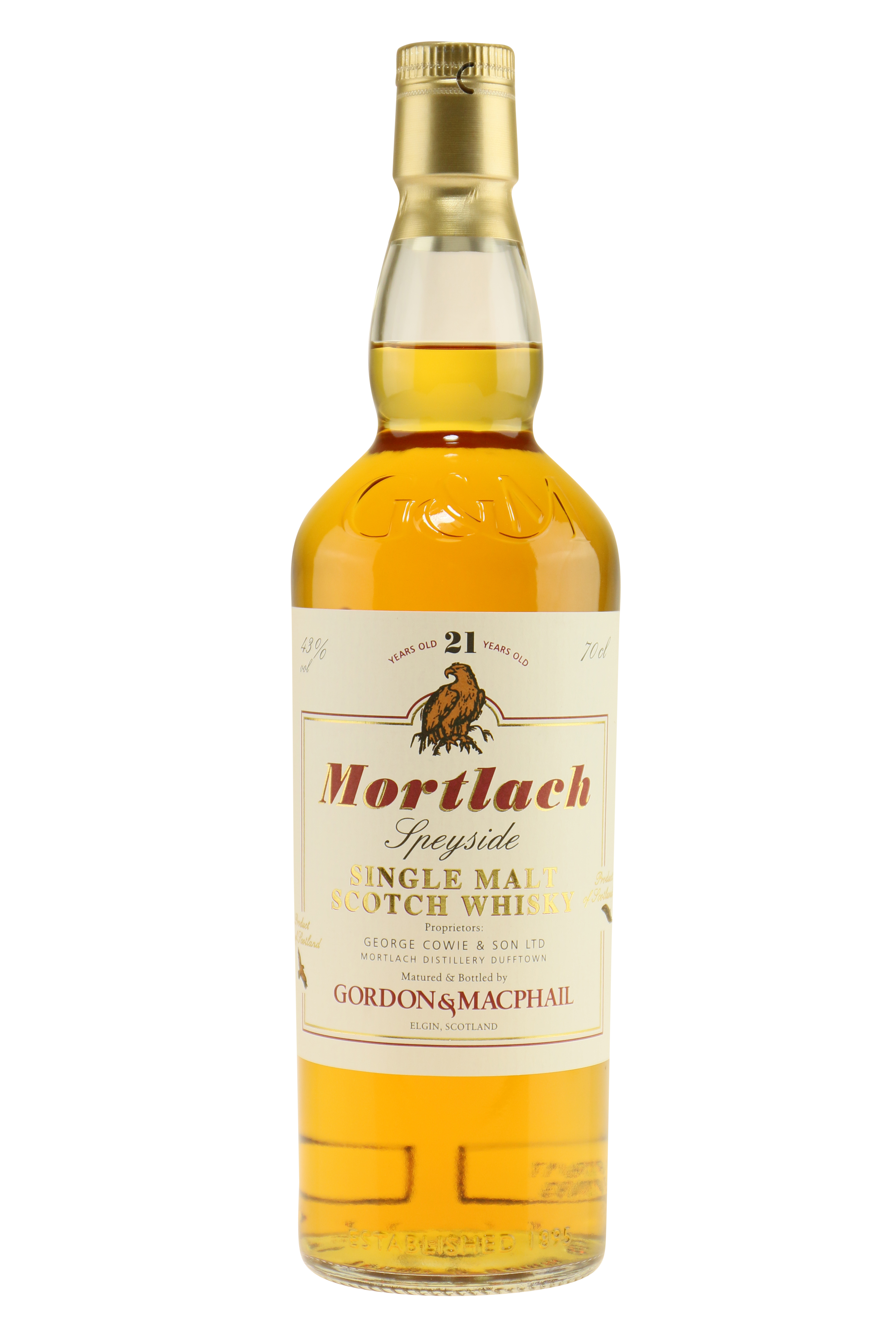 Mortlach 21 Års Whisky 70 cl. 43 MALT WHISKY VIN MED MERE .DK
