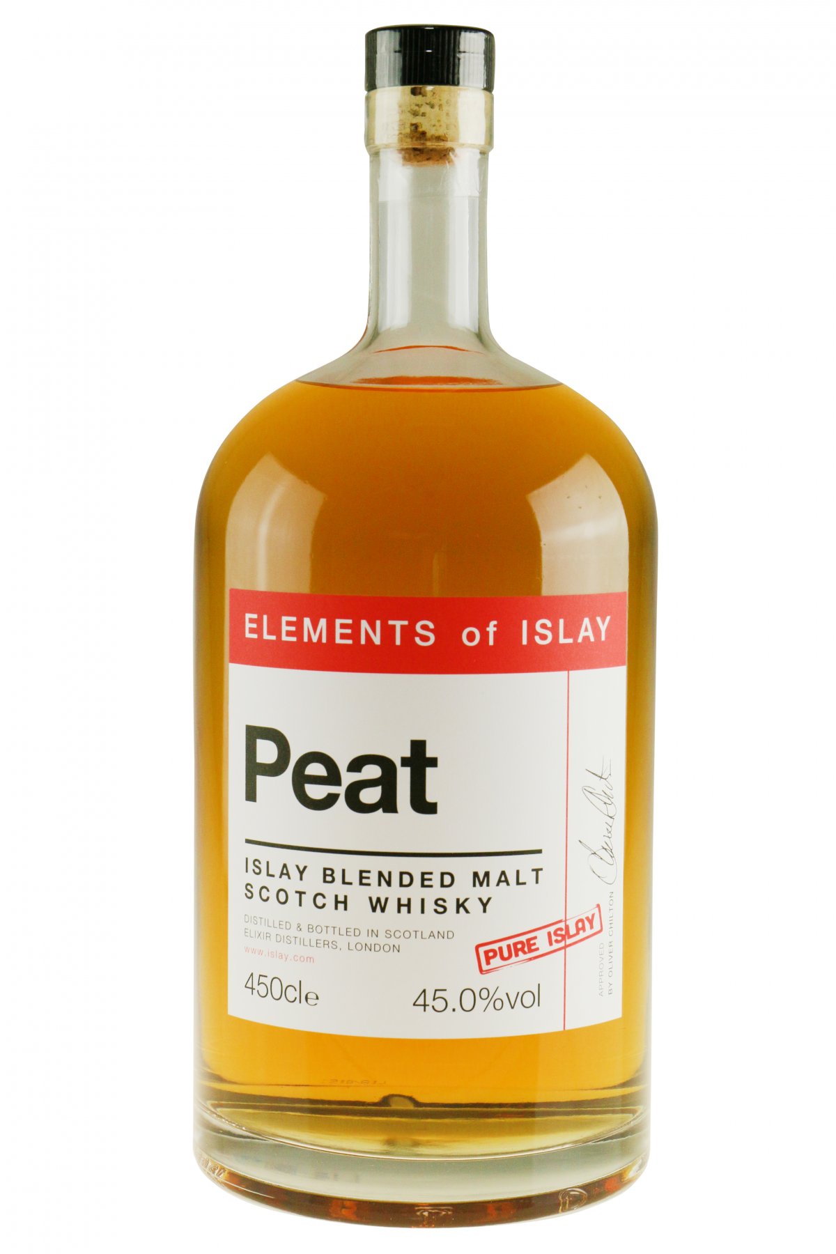 Peat Pure Islay Whisky 450 cl. 45 MALT WHISKY VIN MED MERE .DK