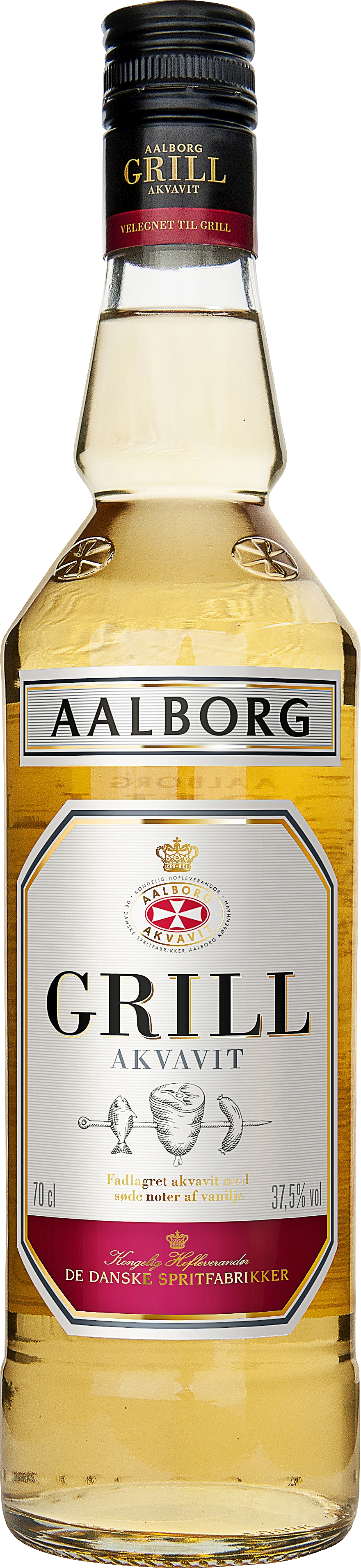 Grill Akvavit 37,5 DANSK SNAPS VIN MED MERE .DK