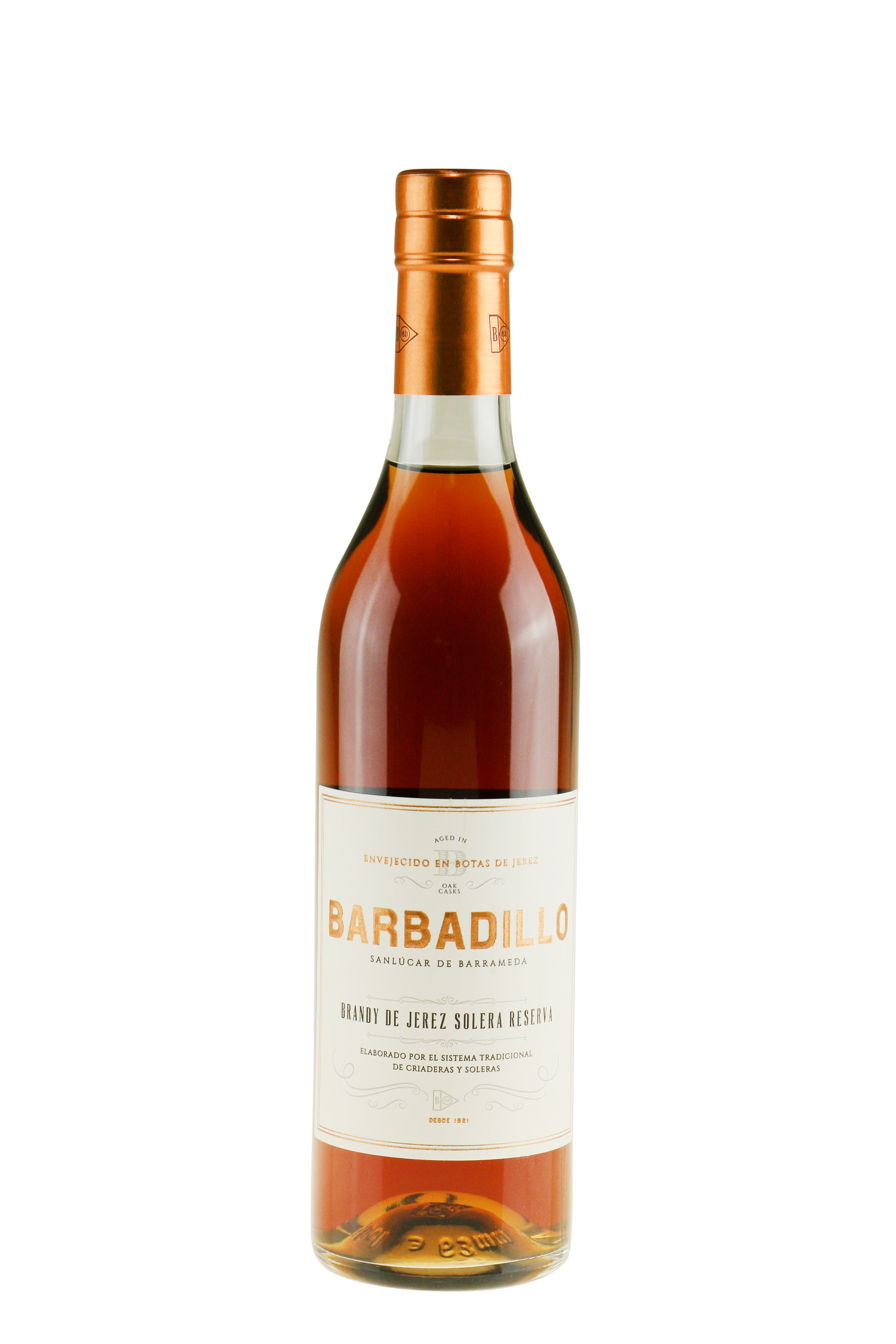 Barbadillo Brandy de Jerez Solera Reserva 50 cl. 40 BRÆNDEVIN