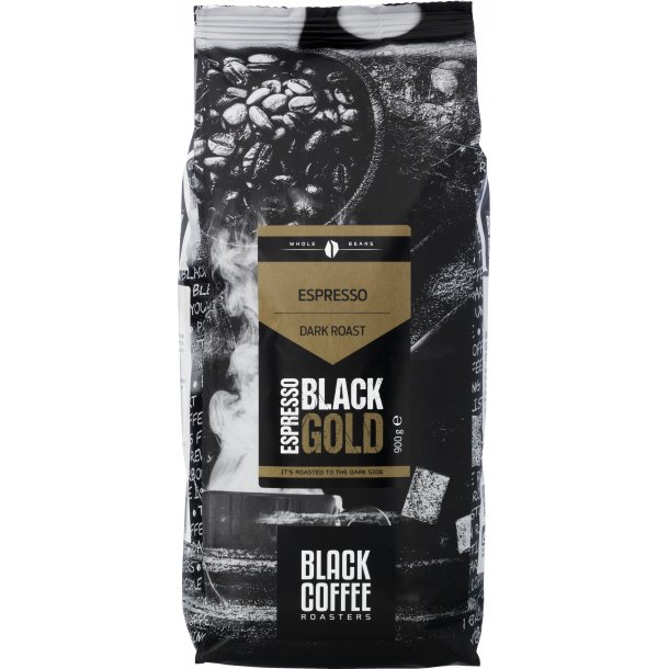 Black Coffee Roasters Espresso Black Gold Hele Bønner 900 g. HELE KAFFEBØNNER VIN MED MERE .DK
