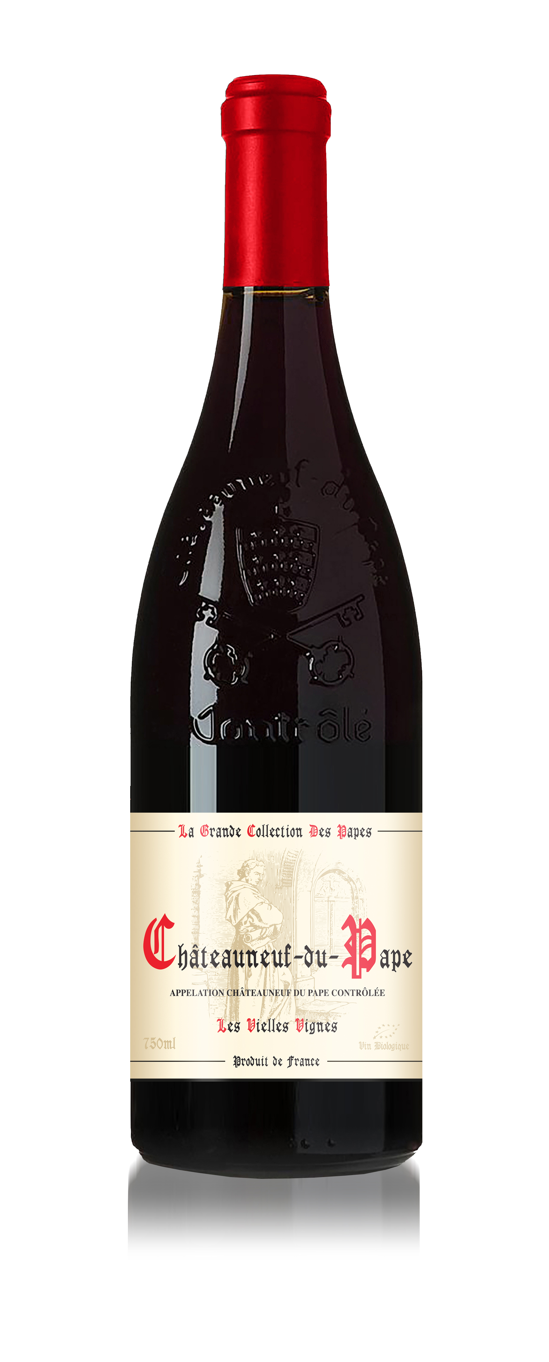 Châteauneuf du Pape LA GRANDE COLLECTION DES PAPES Cuvée Clément VI CHATEAUNEUF DU PAPE VIN