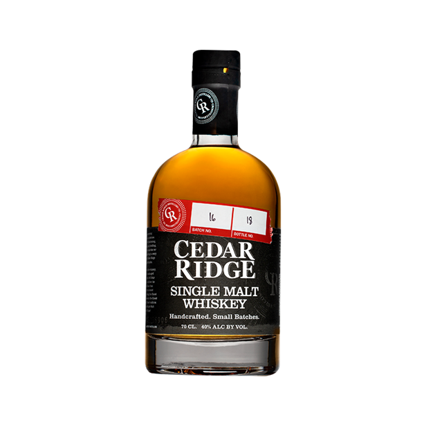 Cedar Ridge Single Malt Whiskey 70 cl. - 40% - AMERIKANSK WHISKEY - VIN