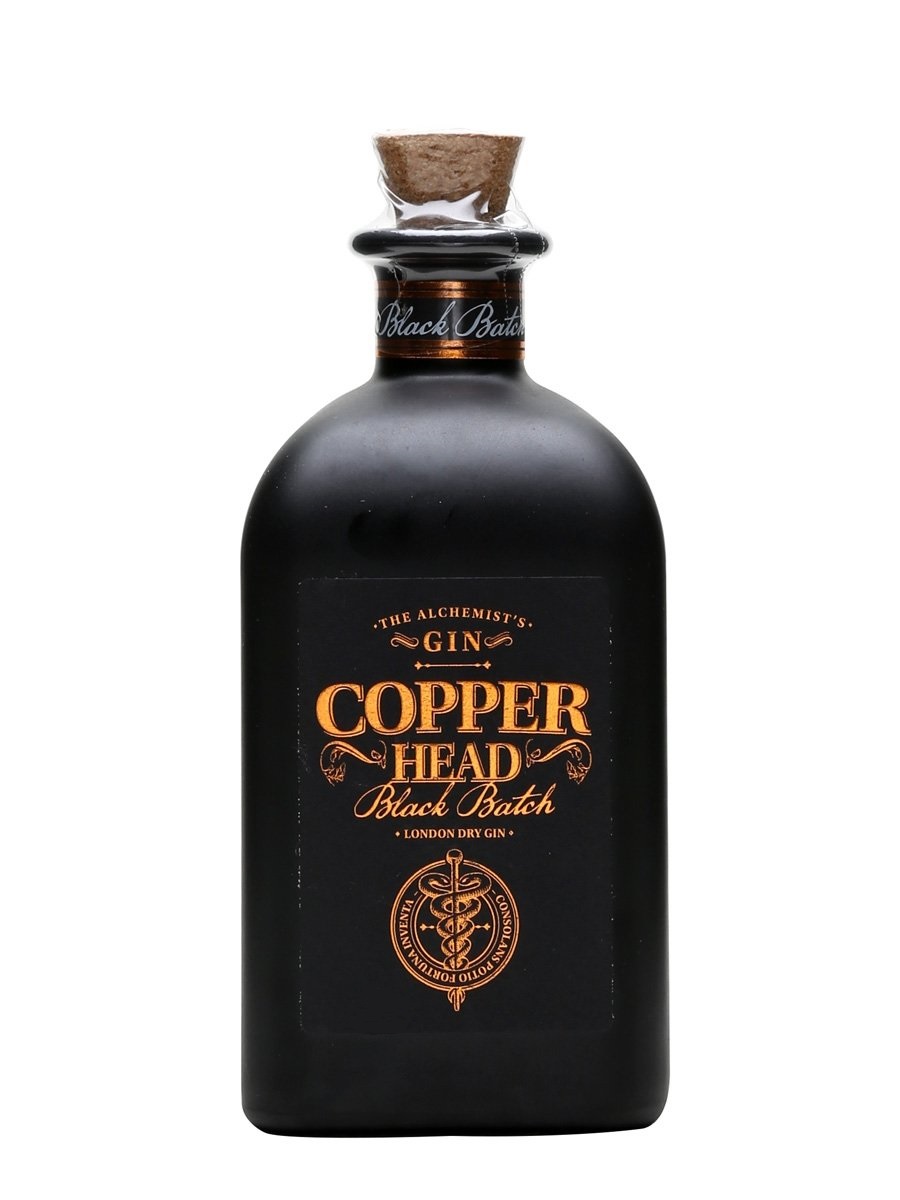 Copperhead Black Batch Gin 50 cl. - 42% - LONDON DRY - VIN MED MERE .DK