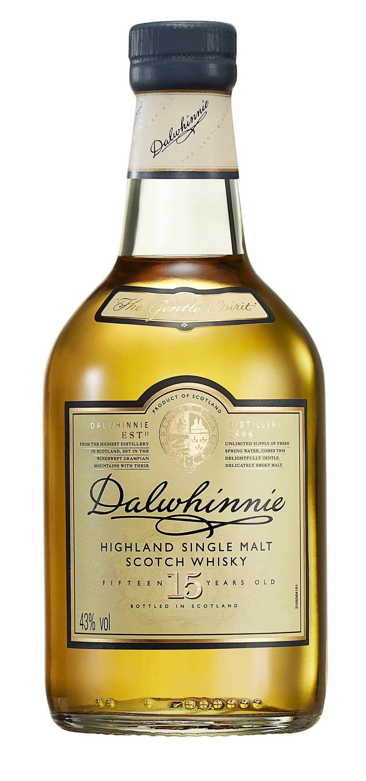 Dalwhinnie 15 Years Old Highland Single Malt Scotch Whisky 70 cl. 43 SKOTSK WHISKY VIN
