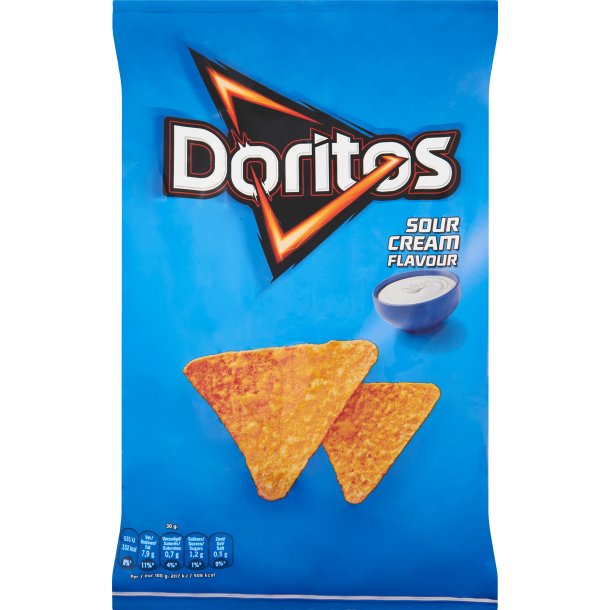 Doritos Sour Cream 170 g. CHIPS & DIP VIN MED MERE .DK