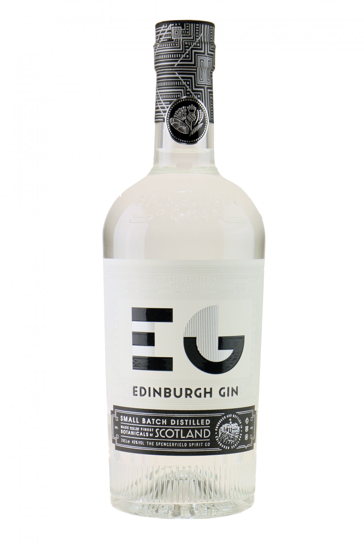 Edinburgh Gin 70 cl. 43 LONDON DRY VIN MED MERE .DK