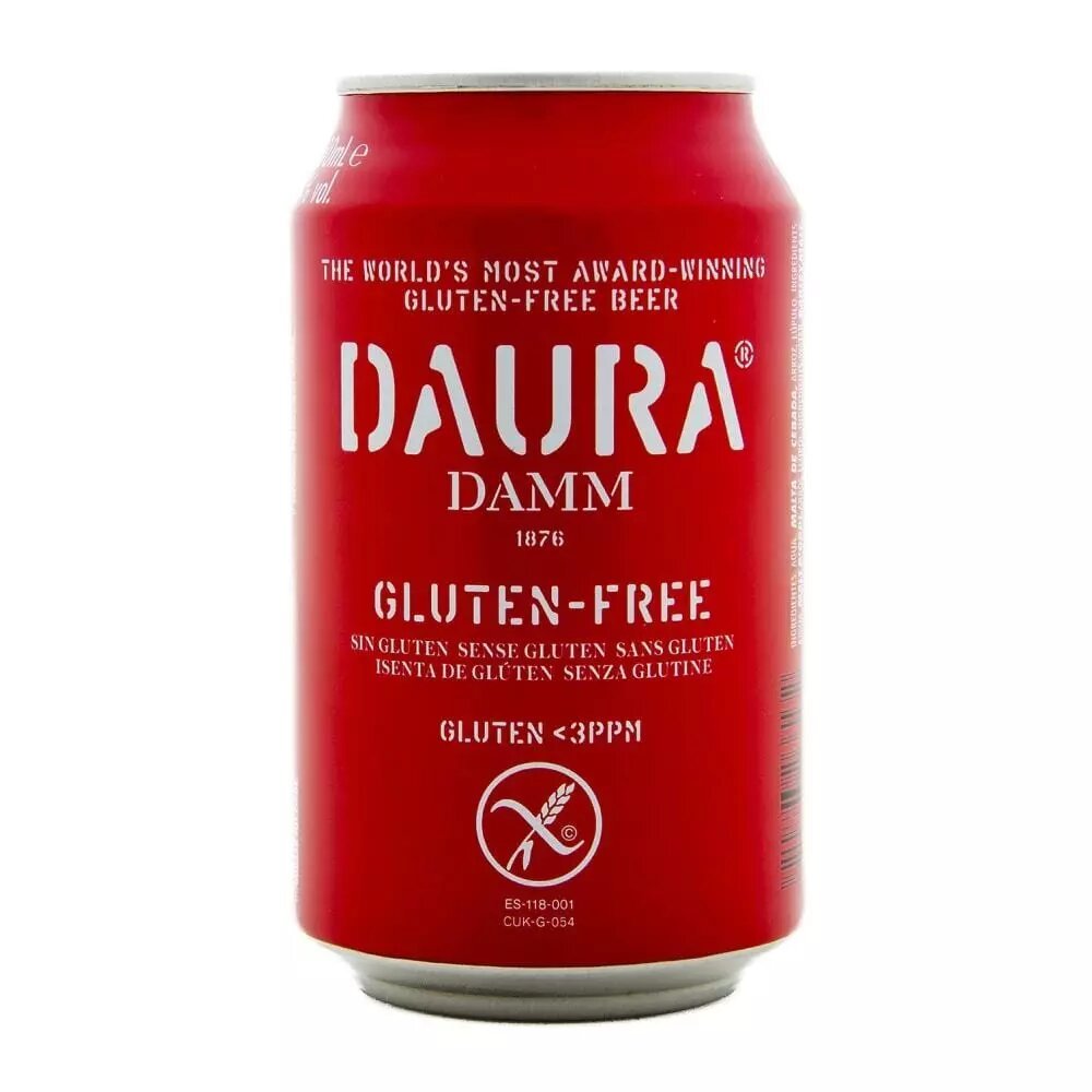 Estrella Damm Daura Glutenfri 33 cl. 5,4 SPECIALØL VIN MED MERE .DK