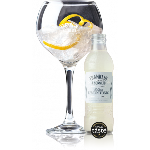 Franklin & Sons Lemon Tonic Water 20 CL. TONIC & MIXERS VIN MED