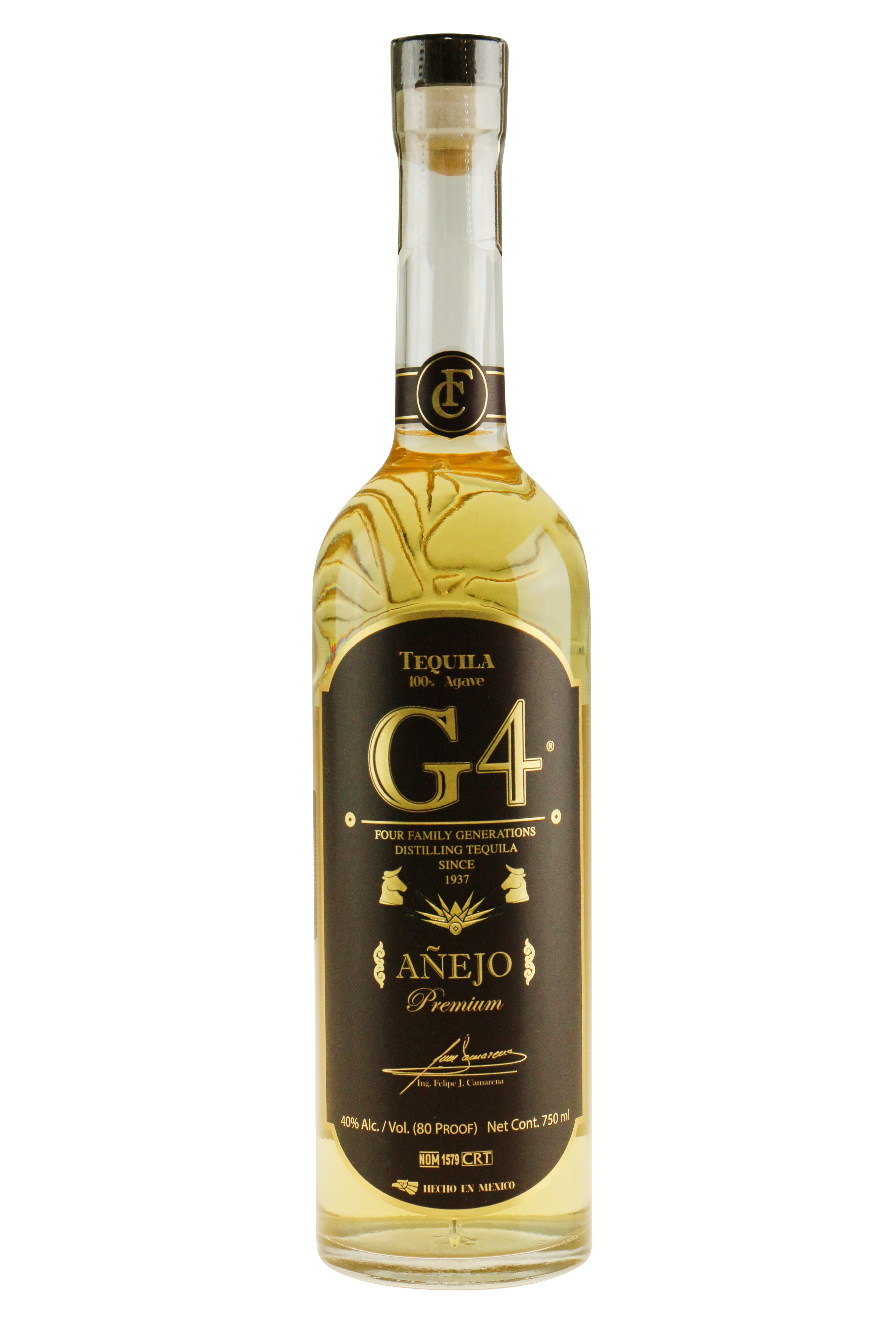 G4 Tequila Añejo 75 cl. 40 TEQUILA VIN MED MERE .DK
