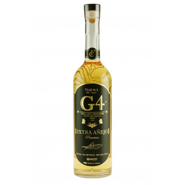 G4 Tequila Extra Añejo 75 cl. 40 TEQUILA VIN MED MERE .DK