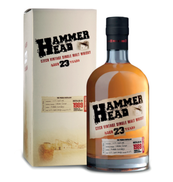 Hammer Head 23 Years Old Czech Vintage 1989 Single Malt Whisky 70 cl