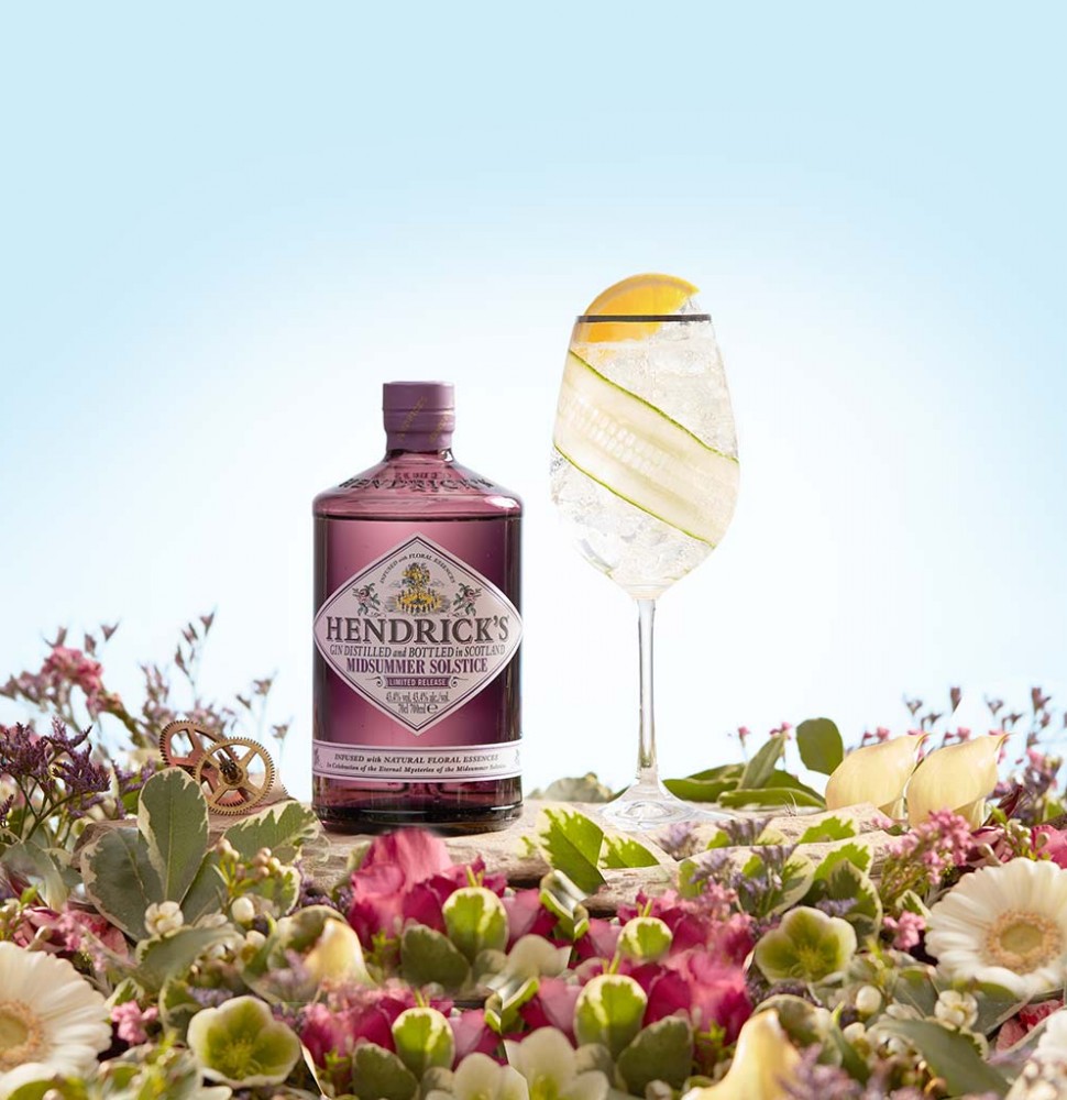 Hendricks Midsummer Solstice Gin 70 cl. GIN VIN MED MERE .DK