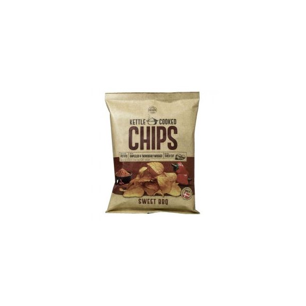 Kettle Cooked Chips Sweet BBQ 150 g. CHIPS & DIP VIN MED MERE .DK