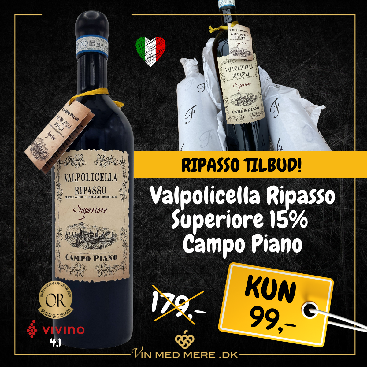 Valpolicella Ripasso Superiore 15% Campo Piano - RIPASSO VALPOLICELLA ...