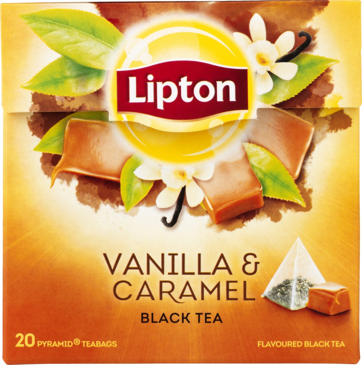 Lipton Black Tea Vanilla & Caramel 20 stk. TE VIN MED MERE .DK