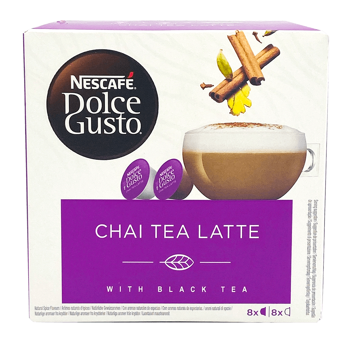 Nescafé Dolce Gusto Kapsler Chai Tea Latte 8x2 stk. KAPSLER & PUDER