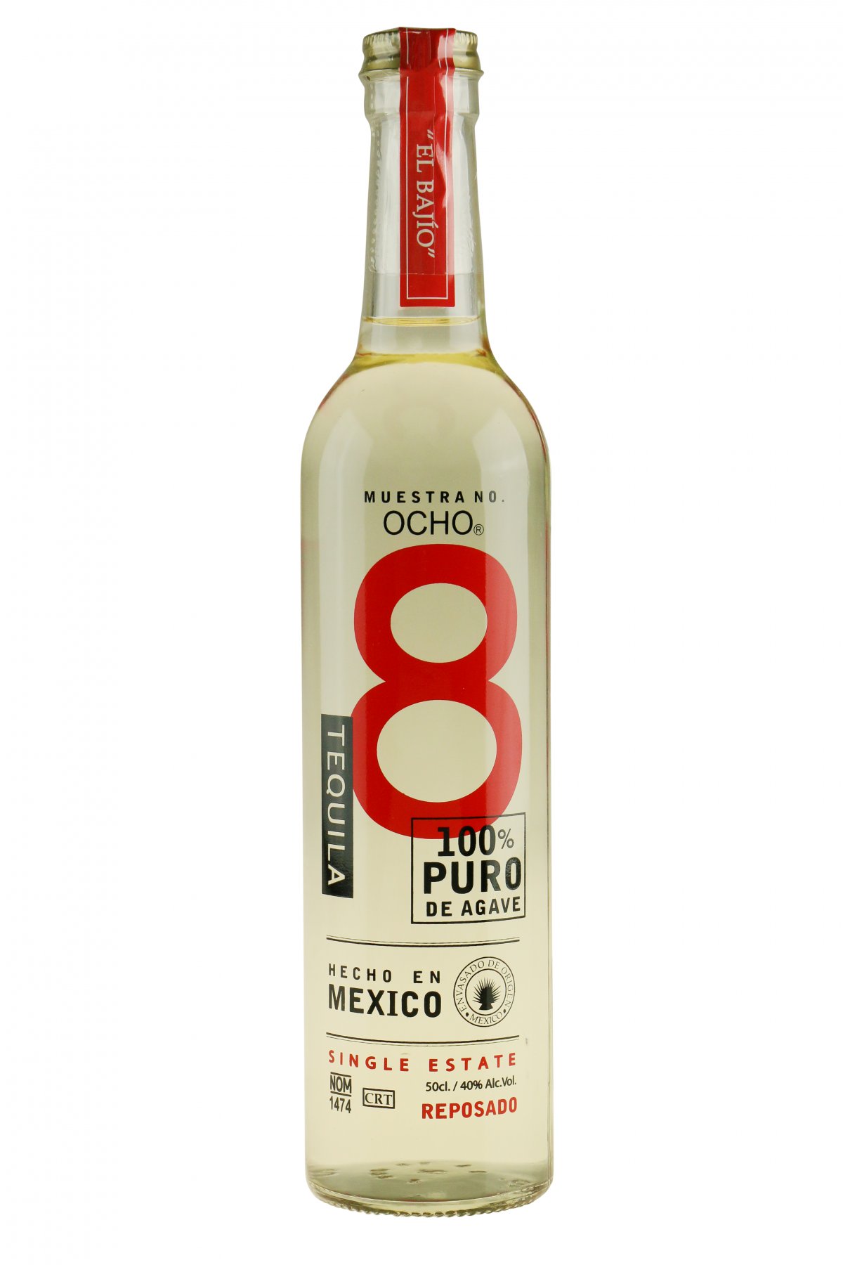 OCHO Tequila Reposado 2018 El Bajío 50 Cl. - 40% - TEQUILA - VIN MED ...