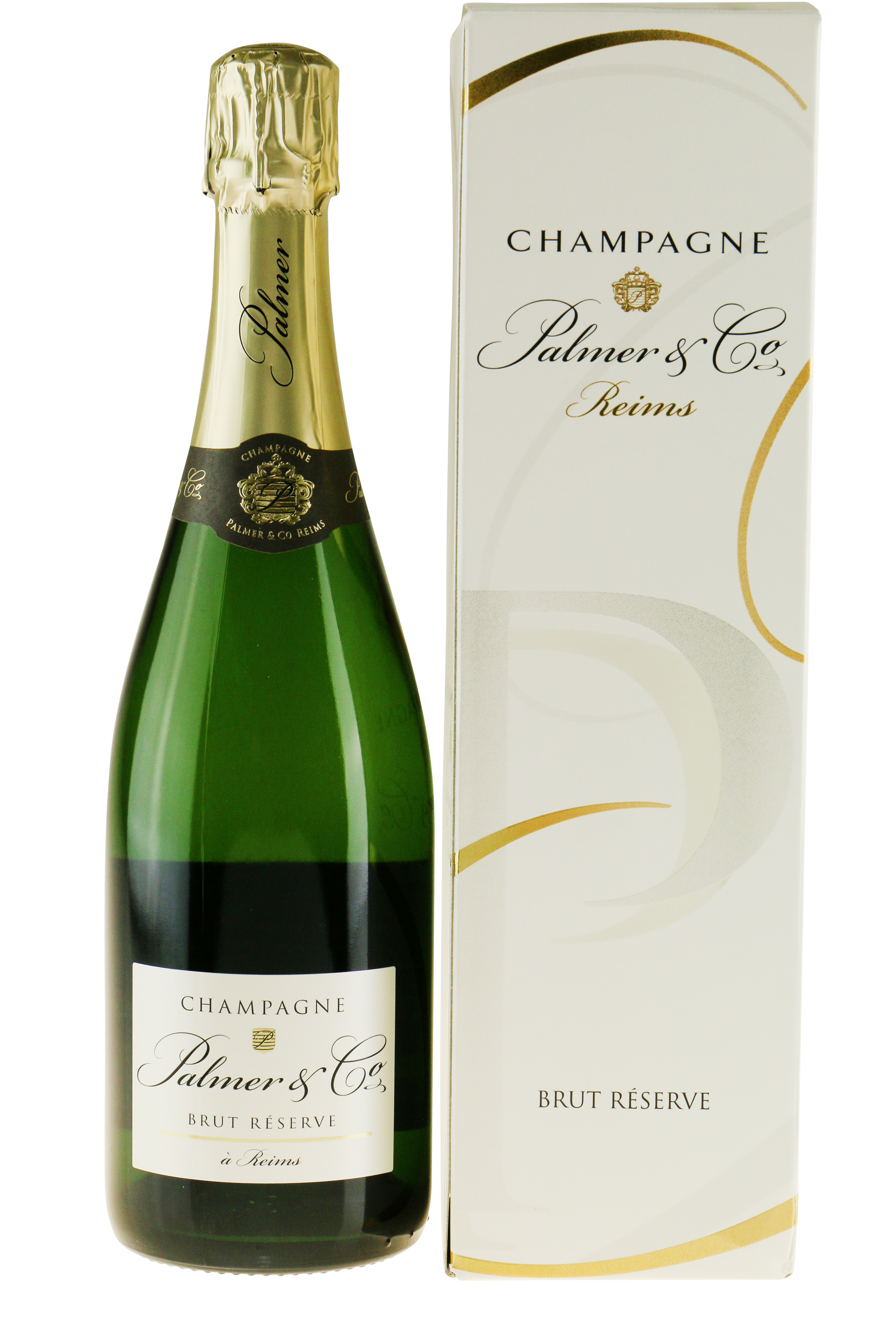 Palmer & Co Champagne Brut Réserve 75 cl. i gavekasse 12 CHAMPAGNE VIN MED MERE .DK