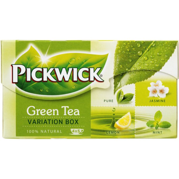 Pickwick Green Tea Variation Box 4x5 stk. TE VIN MED MERE .DK