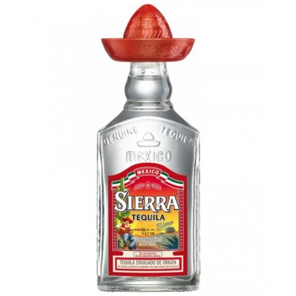 Sierra Tequila Silver 4 cl. 38 TEQUILA VIN MED MERE .DK
