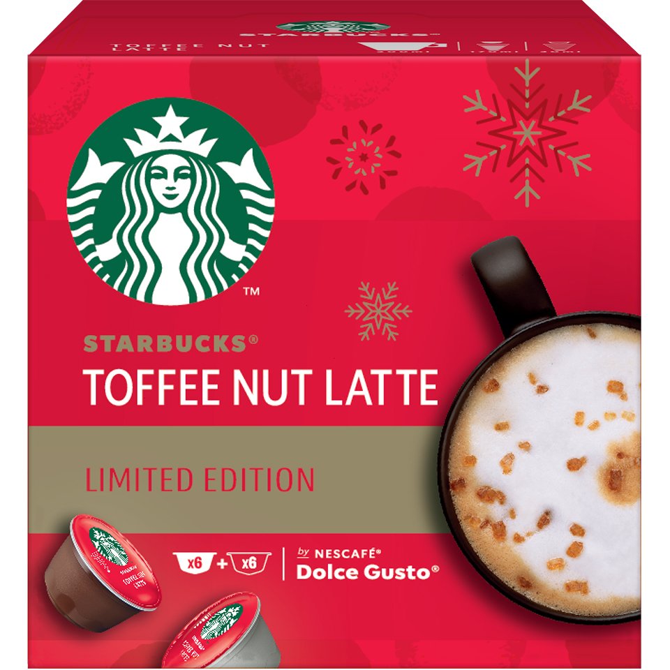 Starbucks Kapsler Toffee Nut Latte by Nescafé Dolce Gusto 6x2 stk