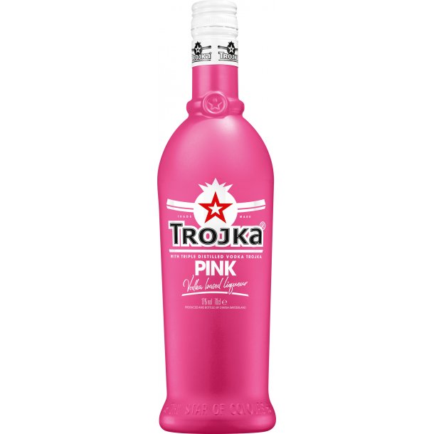 Trojka Pink Vodka 50 cl. 17 VODKA MED SMAG VIN MED MERE .DK