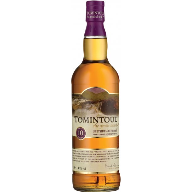 Tomintoul 10 Years SpeysideGlenlivet Single Malt Scotch Whisky 70 cl