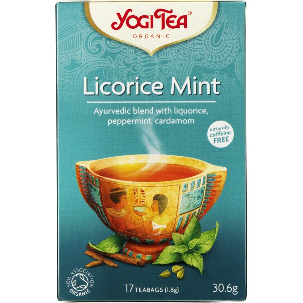 Yogi Tea Licorice Mint Øko 17 stk. TE VIN MED MERE .DK