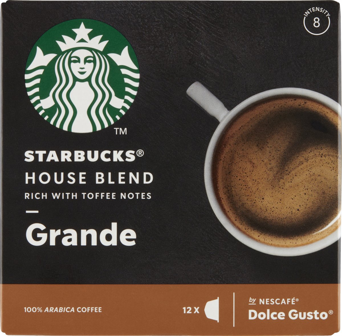 Starbucks Kapsler Lungo House Blend Grande by Nescafé Dolce Gusto 12
