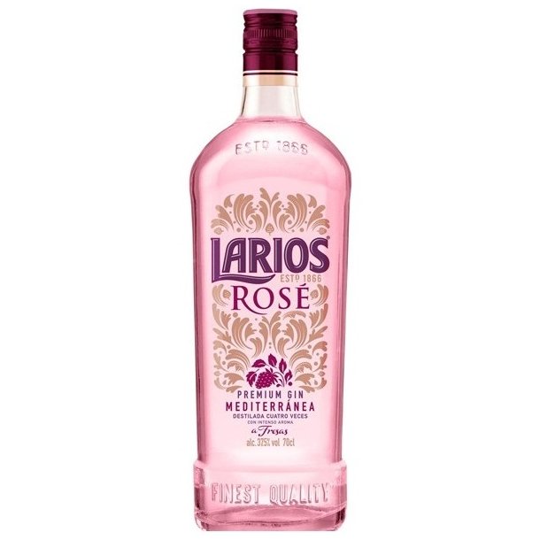 Larios Rosé Gin 70 cl. GIN VIN MED MERE .DK